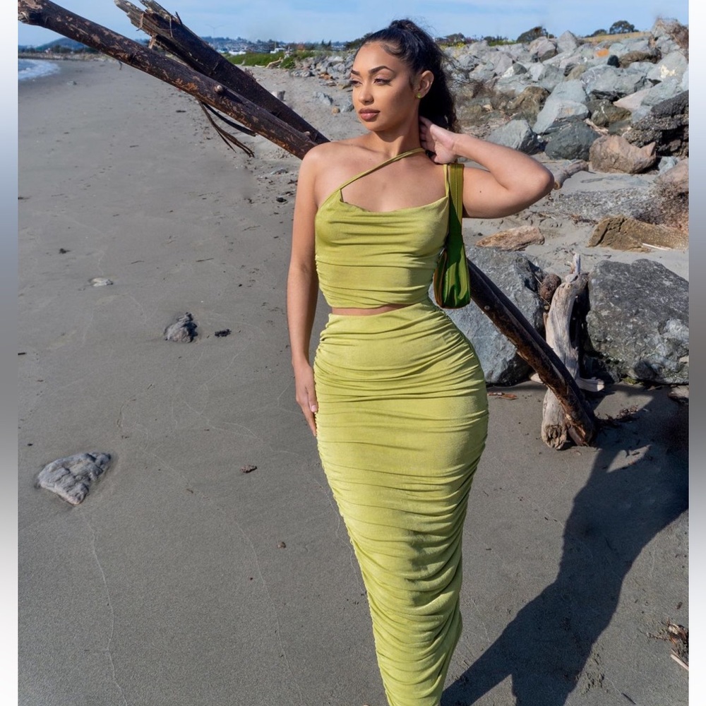 Green two piece
